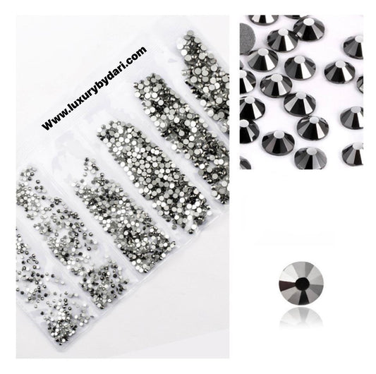 Rhinestones Mix- Silver Pack