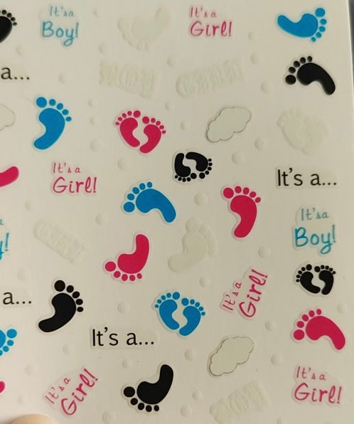 Sticker- Gender Reveal