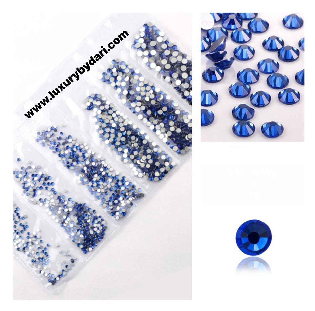 Rhinestones Mix- Dark Blue Pack