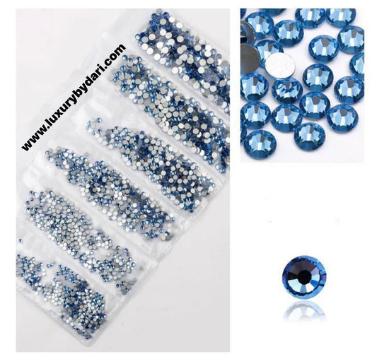 Rhinestones Mix- Light Blue Pack